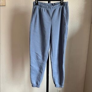 Blue Women's Sweats Faded Rose Essentials